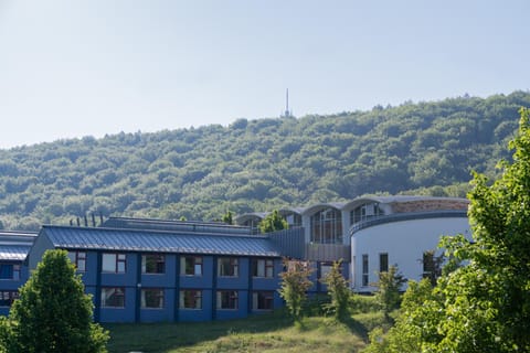 Property building, Nearby landmark, Mountain view