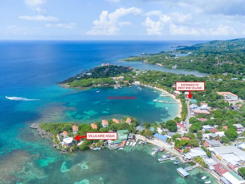 Awesome over the water overlooking West End - Aire Agua home House in West End