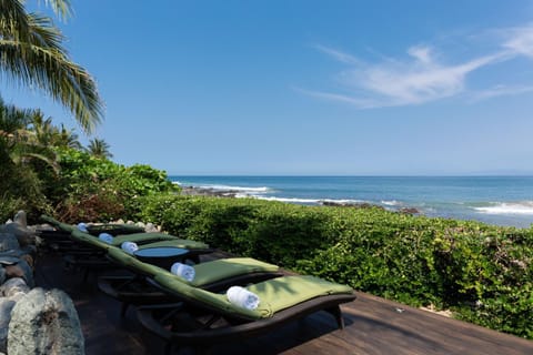 Day, Beach, Sea view, sunbed