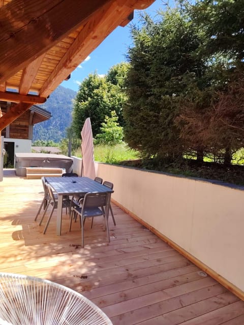 Patio, Garden, Dining area, Garden view, Mountain view