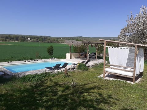 Garden, Pool view, sunbed