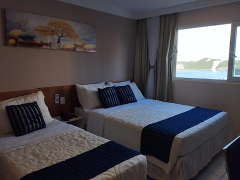 Bed, Bedroom, Sea view