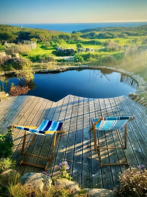 Natural landscape, Sea view, sunbed