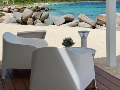 Patio, Beach, Sea view