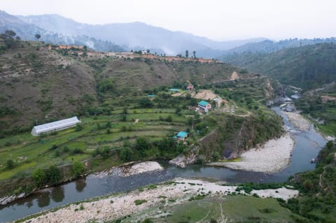 Natural landscape, Bird's eye view, Mountain view, River view