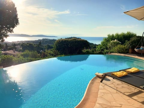 Day, Natural landscape, View (from property/room), Pool view, Sea view, Swimming pool, sunbed