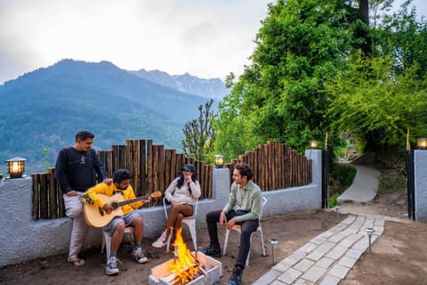 People, Guests, Mountain view