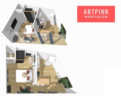 Bird's eye view, Floor plan