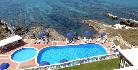 Pool view, Sea view, Swimming pool