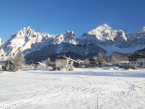 Natural landscape, Winter, Mountain view