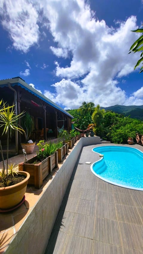 Patio, Natural landscape, Mountain view, Pool view, Swimming pool