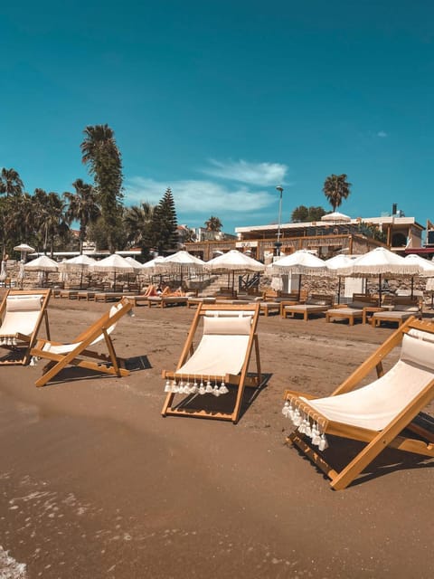 Beach, sunbed