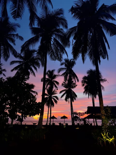 Natural landscape, Sea view, Sunset