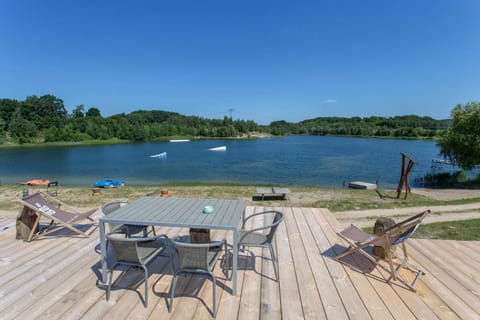 Natural landscape, Balcony/Terrace, Lake view, sunbed