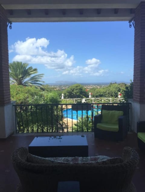 Balcony/Terrace, Pool view