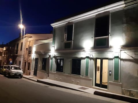 Property building, Night, Street view