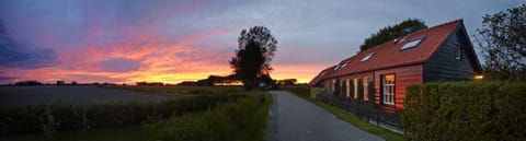 Property building, Sunset
