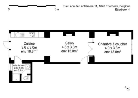 Apartment in Brussels, Lantsheere by Homenhancement SA Apartment in Brussels