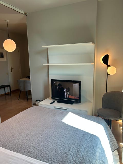 Bed, TV and multimedia, Living room, Photo of the whole room, Seating area