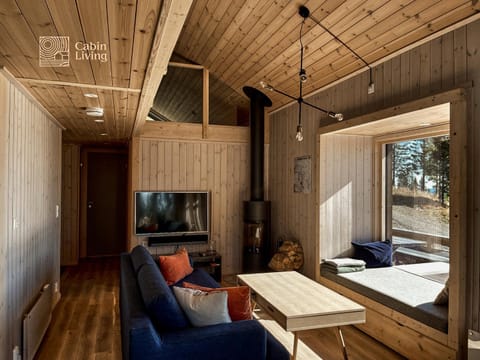 Modern New Large Cabin Ski in out Sjusjøen House in Innlandet