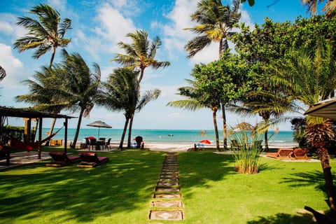 Garden, Sea view