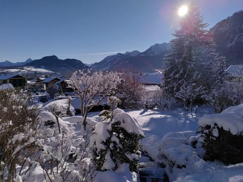 Natural landscape, Winter, Mountain view