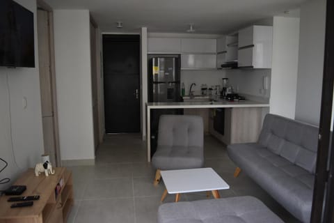 Kitchen or kitchenette, Living room