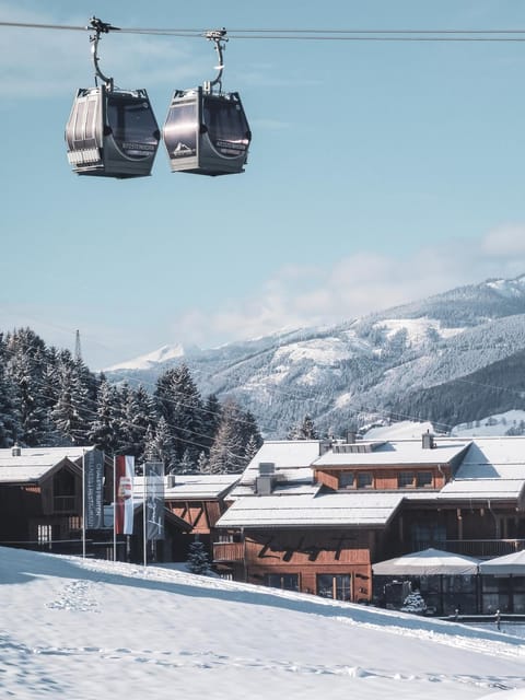 Property building, Natural landscape, Winter, Skiing, Mountain view