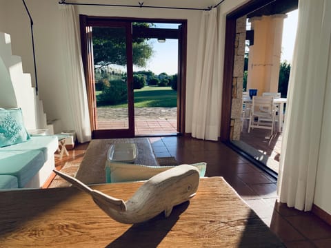 Living room, Seating area, Garden view