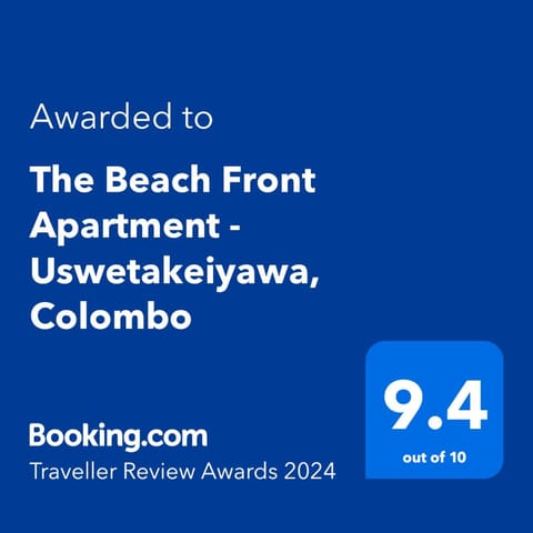 The Beach Front Apartment - Colombo, Uswetakeiyawa, Colombo Apartment in Western Province