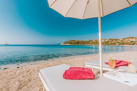 Beach, sunbed