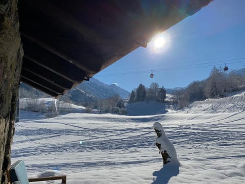 Natural landscape, Winter, Skiing, Skiing, Mountain view