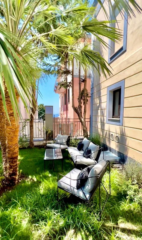 Property building, Garden, Seating area