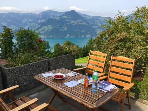 Balcony/Terrace, Lake view, Mountain view