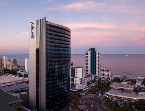 Property building, Sunset