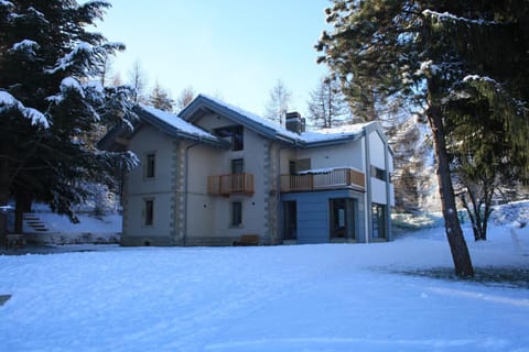 Facade/entrance, Winter, Garden