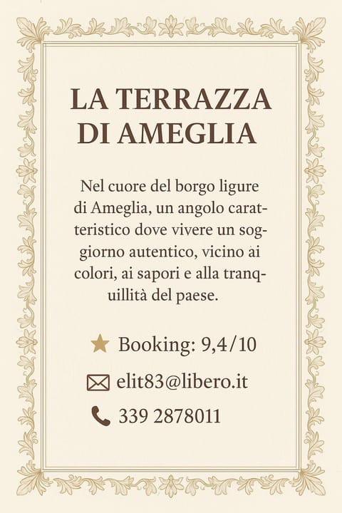 La terrazza di Ameglia alta Apartment in Ameglia