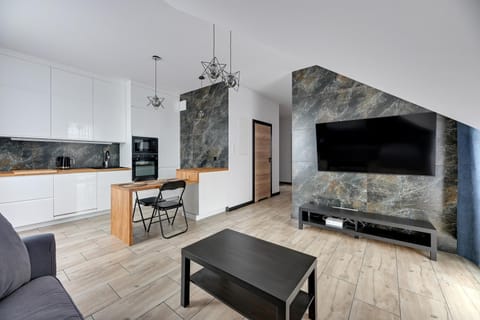 TV and multimedia, Kitchen or kitchenette, Living room, Seating area