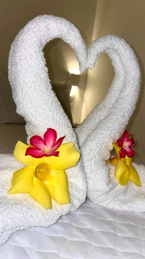 Decorative detail, towels