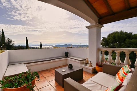 Patio, Seating area, Sea view