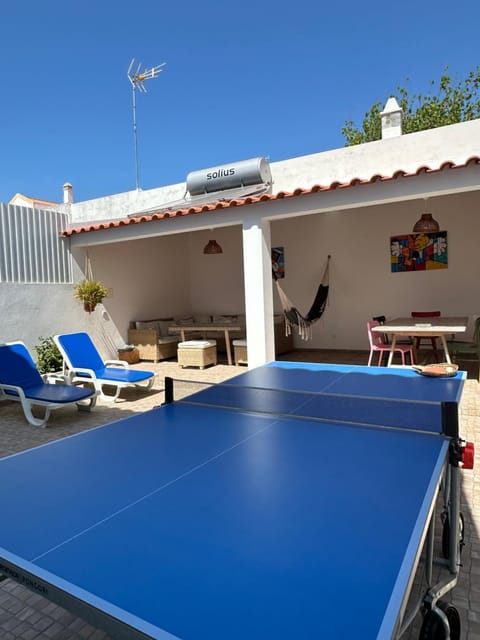 Patio, Day, Table tennis, sunbed