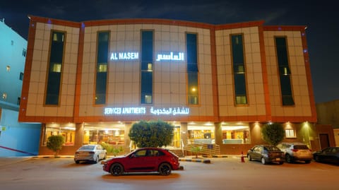 Property building, Night, Location, Parking