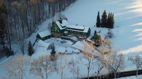 Property building, Natural landscape, Bird's eye view