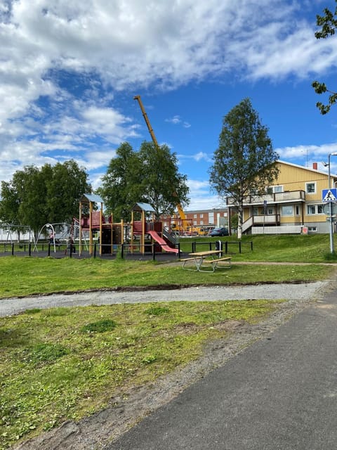 Property building, Day, Children play ground