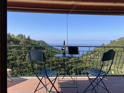 Patio, Natural landscape, View (from property/room), Balcony/Terrace, Sea view