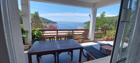 Patio, View (from property/room), Balcony/Terrace, Sea view, sunbed