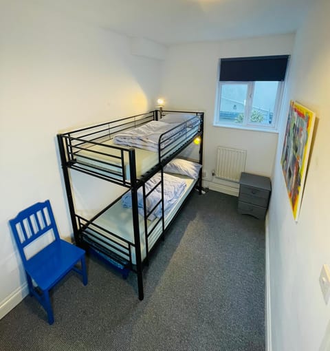 Photo of the whole room, bunk bed