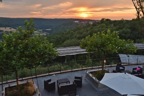 Summer, Balcony/Terrace, On site, Landmark view, Sunset