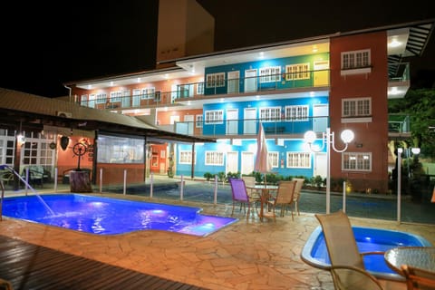 Patio, Night, Pool view, Swimming pool