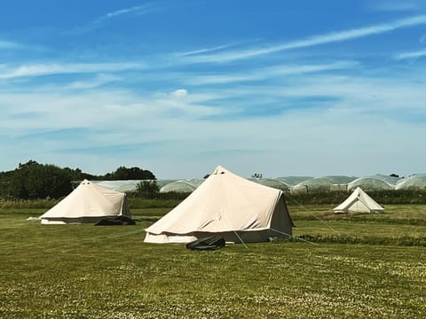 Strawberry Fields Glamping at Cottrell Family Farm Luxury tent in Wokingham